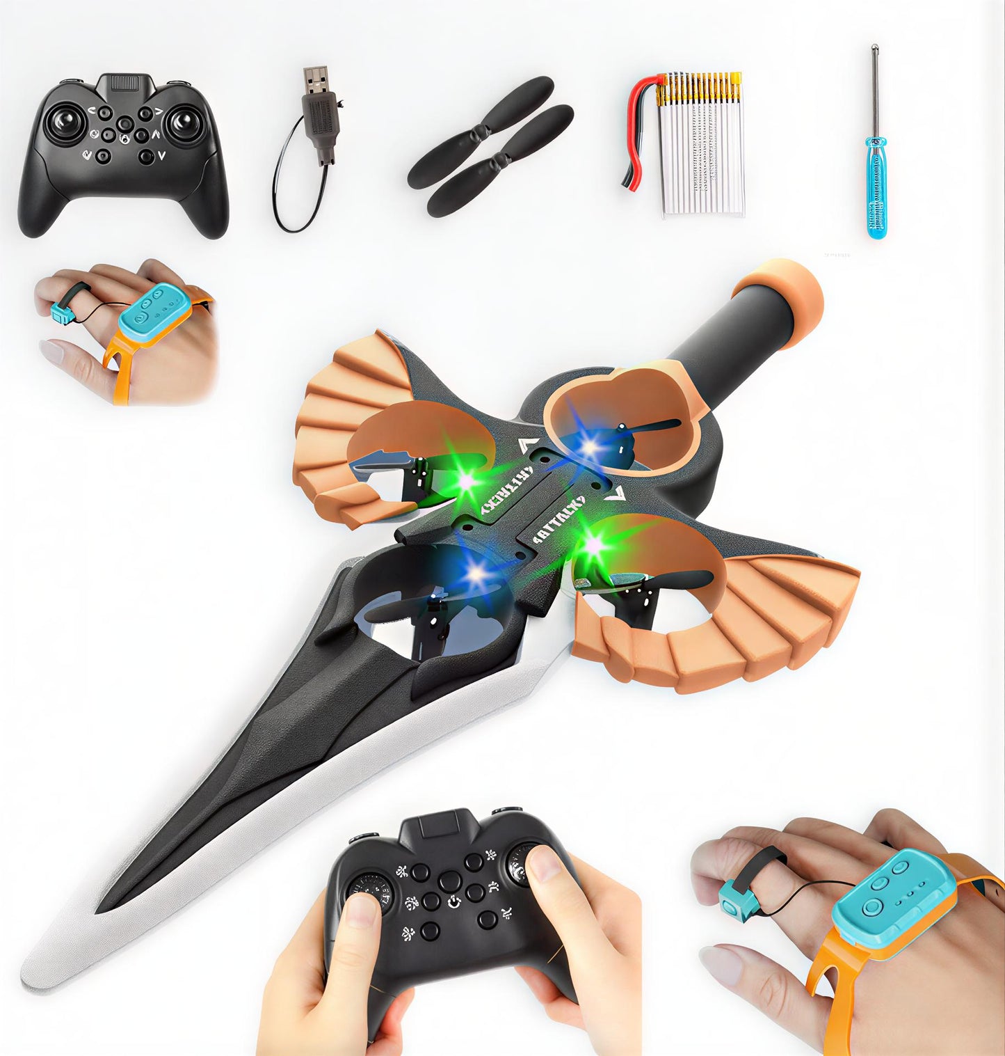 SkyWojownik™ - Latający miecz sterowany gestami